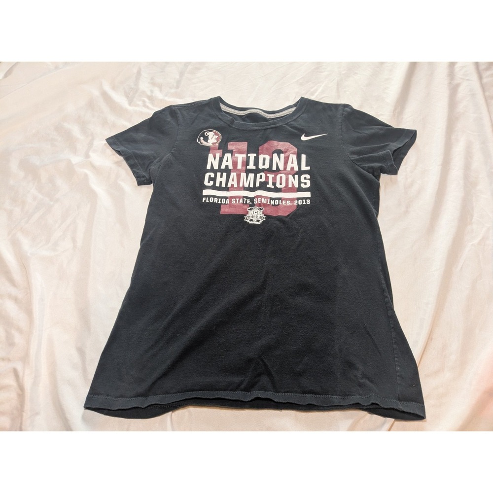 Nike Florida‎ State Seminoles National Champions 2013 T-shirt Size Medium